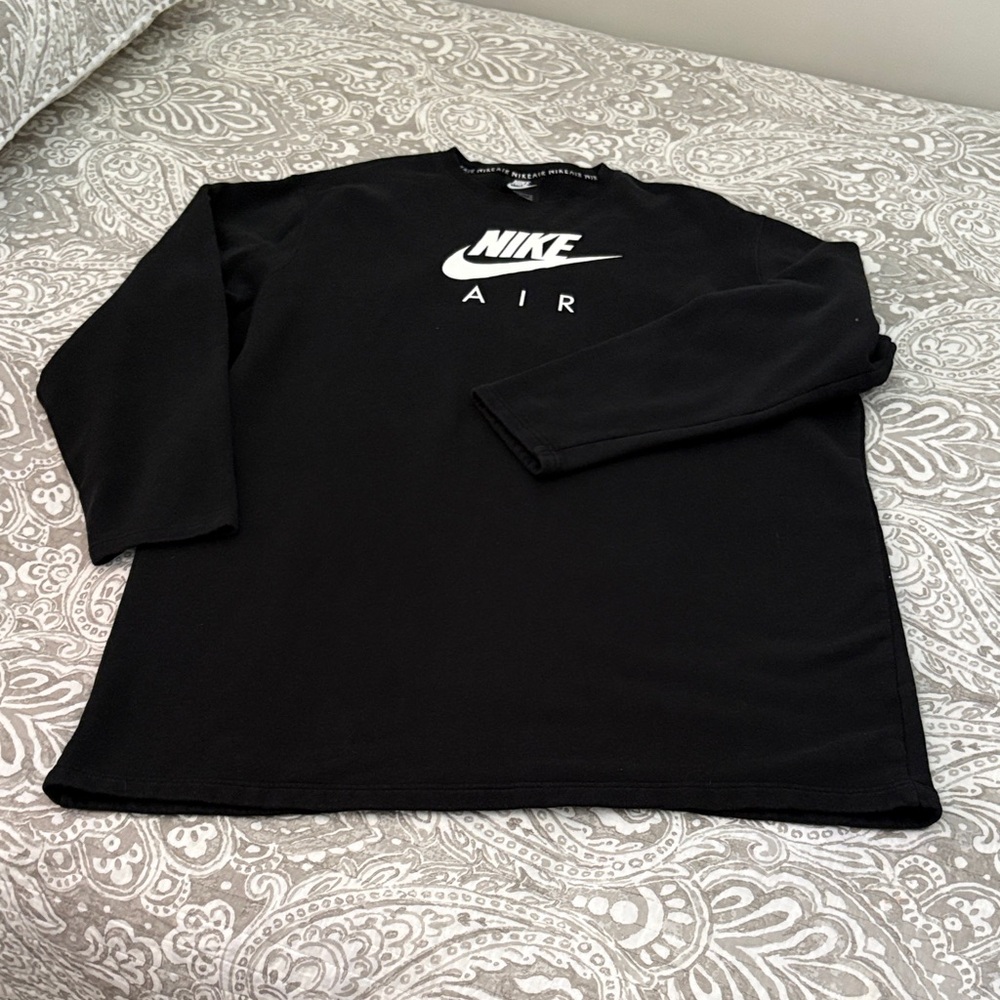 Nike Black and White Air Sweatshirt